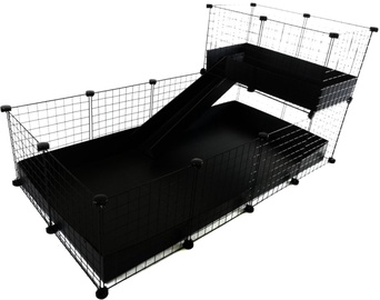 Grauzēju sprosts C&C Modular Cage One-storey 4x2 & Loft 2x1, 1450 mm x 750 mm x 750 mm