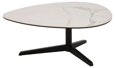 Kafijas galdiņš Actona Barnsley Akranes, balta/melna, 840 mm x 770 mm x 340 mm