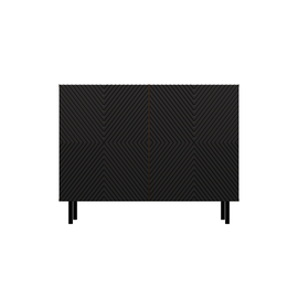 Комод Kama KAMA 2K, черный/бежевый, 40 x 100 см x 78 см