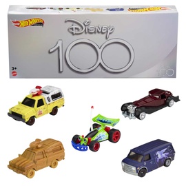 Komplekts Mattel Hot Wheels Disney 100 HKF06, daudzkrāsaina, 5 gab.