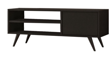 TV-laud Kalune Design CD1 - LB, must, 110 cm x 40 cm x 44 cm