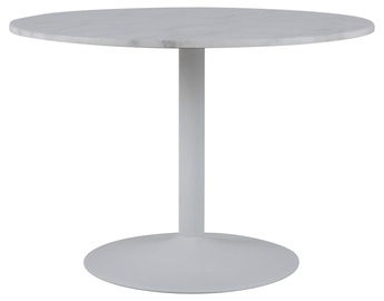 Pusdienu galds Actona Tarifa Guangxi, balta, 1100 mm x 1100 mm x 750 mm