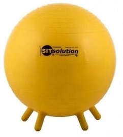 Gimnastikos kamuolys Pezzi Sitsolution Standard 10599050, geltonas, 45 cm