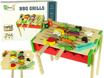 Rotaļu virtuves piederumi, grils BBQ Grills 10179, daudzkrāsaina
