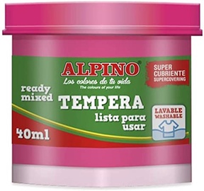 Краска гуашь Alpino 1ADM01020401, 40 мл, розовый
