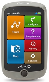 Velosipēdu dators Mio Cyclo Discover Connect 442N68200001, plastmasa, pelēka