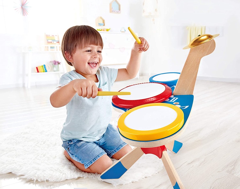 Laste trumm Hape Love Play Learn Drum And Cymbal Set