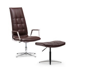 Pufs Kalune Design FLD-PUF-A001122, brūna, 50 cm x 55 cm x 43 cm