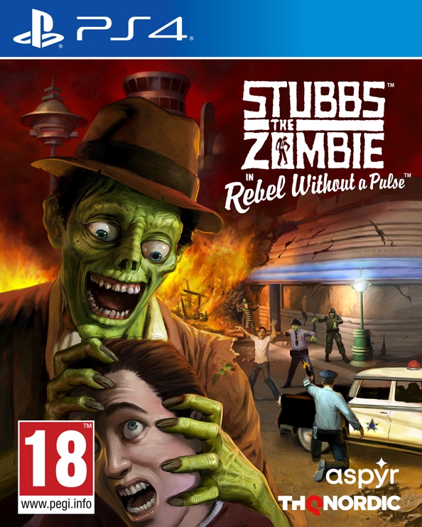 PlayStation 4 (PS4) mäng Wideload Games Stubbs The Zombie In Rebel Without A Pulse
