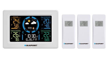 Meteorologinė stotelė su išoriniu jutikliu Blaupunkt WS40WH