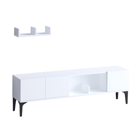 TV-laud Kalune Design Vesta DEC0076, valge, 35 cm x 150 cm x 47 cm