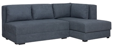 Stūra dīvāns-gulta Bodzio Judyta Classic, grafīta, labais, 155 x 225 cm x 77 cm