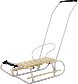 Nööriga kelk Lean Sport 13364, pruun/valge, 83 cm x 38 cm