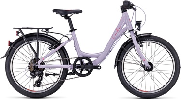 Vaikiškas dviratis, miesto Cube Ella 200, violetinis/koralinė, 20"