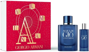 Dāvanu komplekts vīriešiem Giorgio Armani Acqua di Gio Profondo, vīriešiem