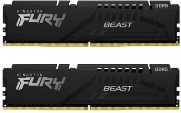 Operatīvā atmiņa (RAM) Kingston Fury Beast, DDR5, 32 GB, 6000 MHz