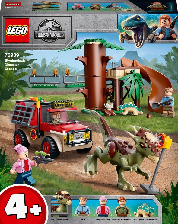 Konstruktors LEGO Jurassic World Stigimoloha izlaušanās 76939, 129 gab.