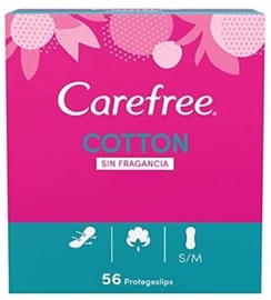 Higiēniskās paketes Carefree Coton, Small, 56 gab.