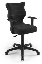 Bērnu krēsls Duo Velvet VT17, melna/antracīta, 400 mm x 860 - 990 mm