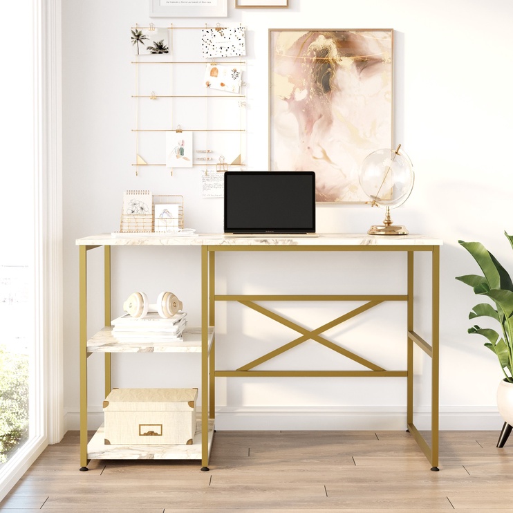 Galds Kalune Design VG23-GE, zelta/bēša