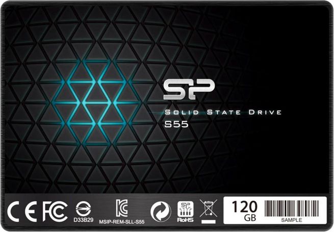 Kietasis diskas (SSD) Silicon Power Slim SP120GBSS3S55S25, 2.5", 120 GB