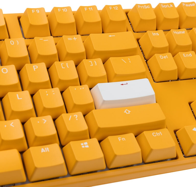 Klaviatuur Ducky One 3 One 3 Cherry MX Red, Inglise (US), kollane