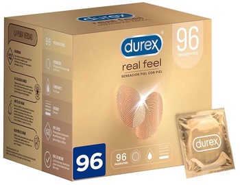 Prezervatyvai Durex Real Feel, 56 mm, 96 vnt.
