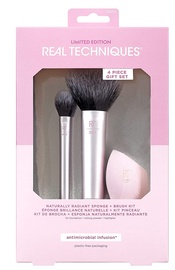 Комплект Real Techniques Naturally Radiant Makeup Sponge and Brush Set, 4 шт.