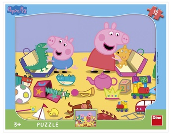 Пазл Dino Peppa Pig 30311D, 12 шт.