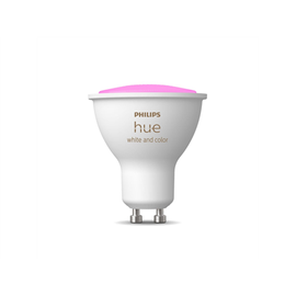 Spuldze Philips Hue White & Color LED, RGBW, daudzkrāsaina, GU10, 4.3 W, 230 - 350 lm