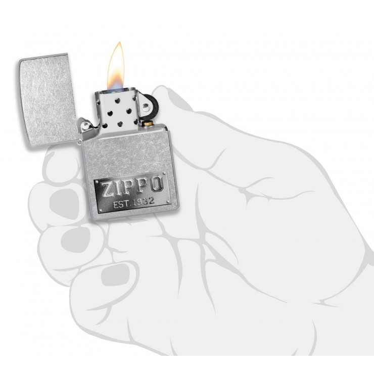 Zippo │ Zapalniczka z emblematem z zegarkiem kieszonkowym – Zippo Poland