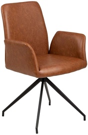 Valgomojo kėdė Moyao, ruda/juoda, 59 cm x 59 cm x 88 cm