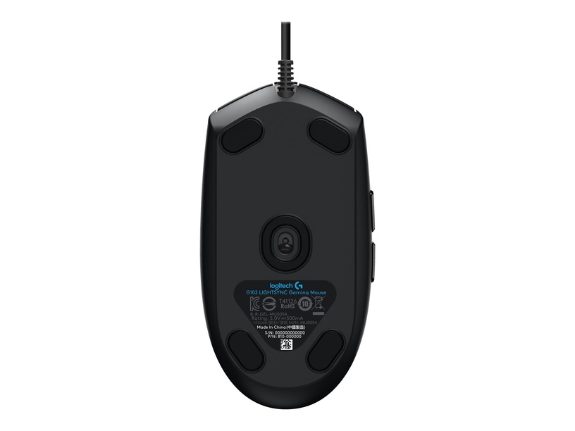 Mänguri hiir Logitech G102 Lightsync, must