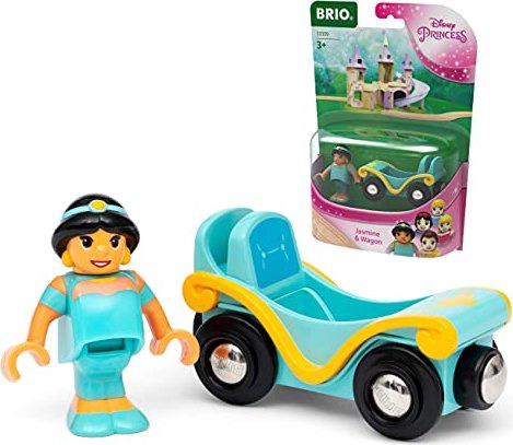 Transporta rotaļlietu komplekts Brio Princess Jasmine & Wagon 63335900, daudzkrāsaina