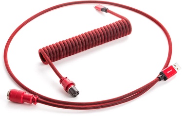 Кабели для клавиатуры Cablemod Pro Coiled Keyboard Cable USB-C / USB Typ-A 150cm, красный