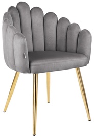 Atzveltnes krēsls Homla Lana ALL 850023, pelēka, 56 cm x 55 cm x 83 cm