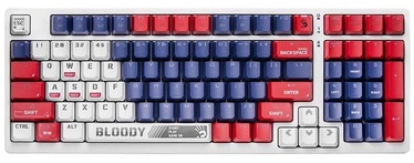 Klaviatuur A4Tech Bloody S98 BLMS Red Switches, EN, mitmevärviline