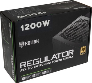 Блок питания Kolink Regulator KL-R1200FG 1200 Вт, 12 см