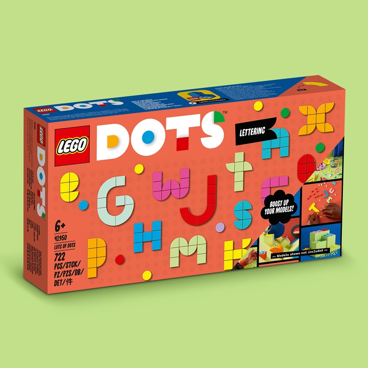 Конструктор LEGO® Dots Большой набор тайлов: буквы 41950