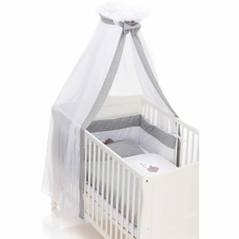 Voodipesukomplekt lastele Fillikid, valge/hall