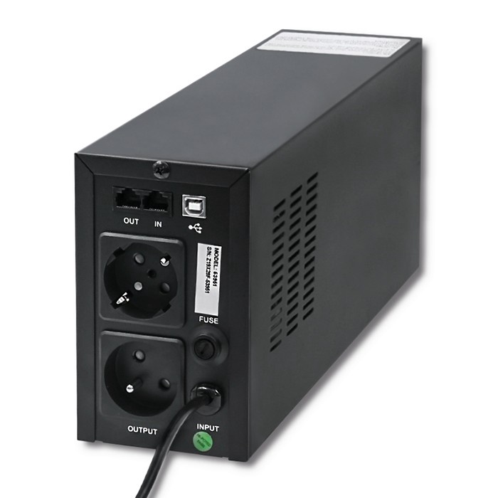 UPS sprieguma stabilizators Qoltec UPS Monolith, 480 W