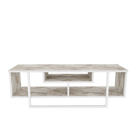 TV-laud Kalune Design Asal 120, valge/pruun/beež, 35.2 cm x 120 cm x 40.2 cm