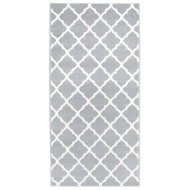 Ковровая дорожка VLX Runner Rug BCF, белый/серый, 2500 мм x 1000 мм