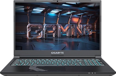 Portatīvais dators Gigabyte G5 MF-E2EE333SD, i5-12500H, 8 GB, 512 GB, 15.6 ", Nvidia GeForce RTX 4050, melna