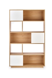 Riidekapp Halmar REG23, valge/tamm, 33 cm x 110 cm x 180 cm