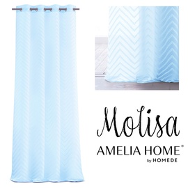 Päevakardin AmeliaHome Molisa, helesinine, 140 cm x 250 cm