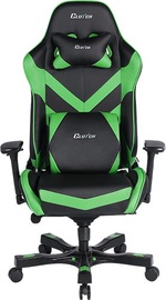 Mänguri tool Clutchchairz Throttle Charlie Premium, 50 x 42 x 47 - 57 cm, must/roheline