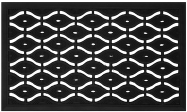 Durvju paklājs Eye Mat, melna, 750 mm x 450 mm
