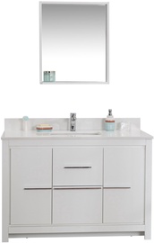Комплект мебели для ванной Kalune Design Superior 48, белый, 54 x 120 см x 86 см