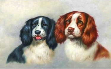 Mozaīka Norimpex Diamond Mosaic Dogs Portrait 1005265, daudzkrāsaina